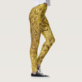 Golden World - Power Yoga Leggings (Rechts)