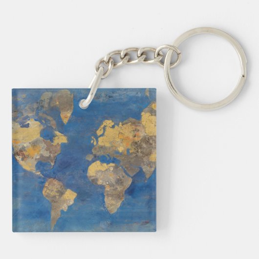 Golden World Sleutelhanger (Achterkant)