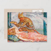 Golden Wreath voor de Fairy Princess of Dawn Briefkaart (Voorkant / Achterkant)