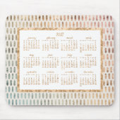 Golden Yarly 2017 Calendar Muismat Light (Voorkant)