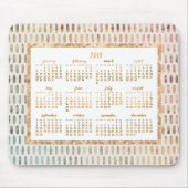 Golden Yarly 2019 Calendar Muismat Light (Voorkant)