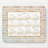 Golden Yarly 2020 Calendar Muismat Light (Voorkant)