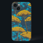 Golden Yarrow Garden met blauwe achtergrond iPhone 13 Hoesje<br><div class="desc">Golden yarrow bloemen slaan deze prachtige tuinscène rond. De blauwe achtergrond bevat ook een doorsnede van bladeren. Het is als het kijken naar een foto van het Magic Eye behalve veel meer plezier!</div>