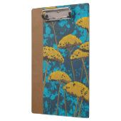 Golden Yarrow Garden met Blue Background Klembord (Links)