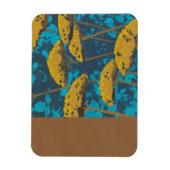 Golden Yarrow Garden met Blue Background Magneet (Verticaal)