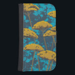 Golden Yarrow Garden met Blue Background Galaxy S4 Portefeuille Hoesje<br><div class="desc">Golden yarrow flowers punctuate this beautiful garden scene. The blue background also holds a hint of leaves scattered throughout. It's like looking at a Magic Eye except much more fun!</div>