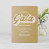 Golden Years Gala Uitnodiging (Staand voorkant)