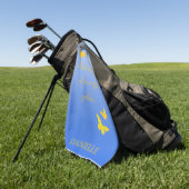 Golden Years Golfhanddoek (Groen)