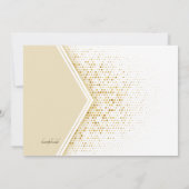 Golden Years Photo Jubileum Party Invitation Kaart (Achterkant)