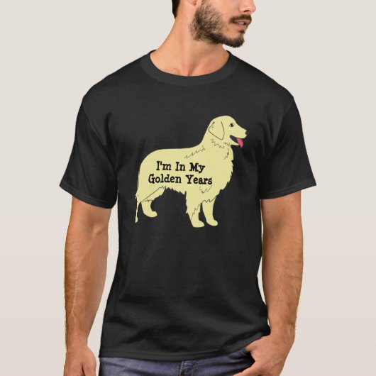 Golden Years Retriever T-Shirt (Voorkant)