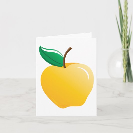 Golden Yellow Apple Kaart (Voorkant)