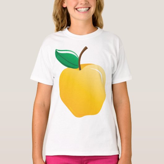 Golden Yellow Apple T-shirt (Voorkant)