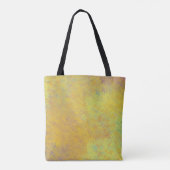 Golden Yellow Artsy Modern gemarmerd design Tote Bag (Achterkant)