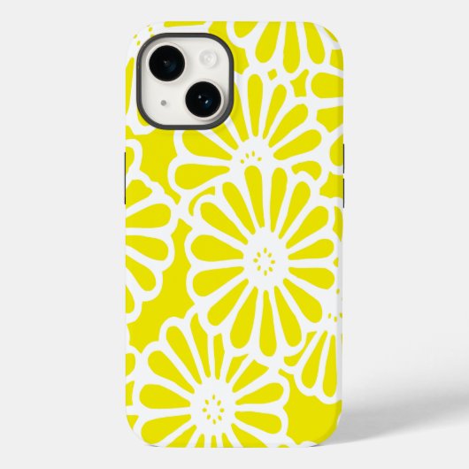 Golden Yellow Asian Moods Floral Case-Mate iPhone Case (Achterkant)