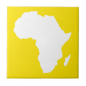 Golden Yellow Audacious Africa Tegeltje (Voorkant)