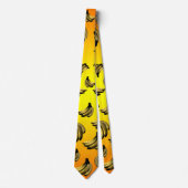Golden Yellow Banana Pattern, Stropdas (Voorkant)