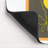 Golden Yellow Birthday Muismat (Hoek)