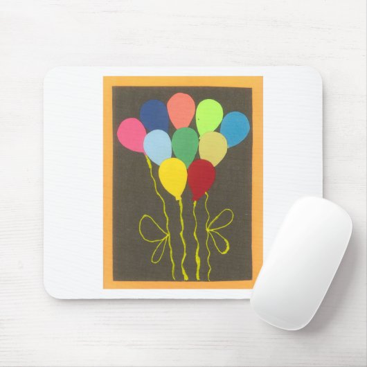 Golden Yellow Birthday Muismat (Met muis)