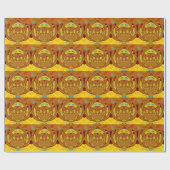 Golden Yellow Cadeaupapier (Vlak)
