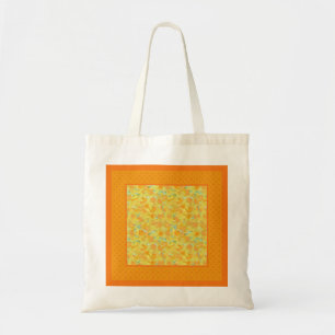Golden Yellow Daffodils en Polka Dots Tote Bag