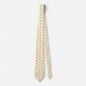 Golden Yellow Daisies Print, Daisy Floral Pattern Stropdas (Voorkant)