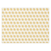 Golden Yellow Daisies Print, Daisy Floral Pattern Tafelkleed (Voorkant (Horizontaal))