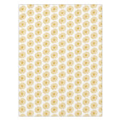 Golden Yellow Daisies Print, Daisy Floral Pattern Tafelkleed (Voorkant)