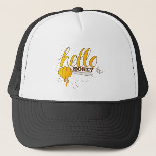 Golden Yellow en bruine Hallo Honey Trucker Pet