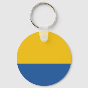 Golden Yellow en Royal Blue Sleutelhanger