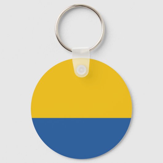Golden Yellow en Royal Blue Sleutelhanger (Voorkant)