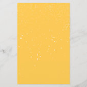 Golden Yellow Flowers Wedding - Menu (Achterkant)