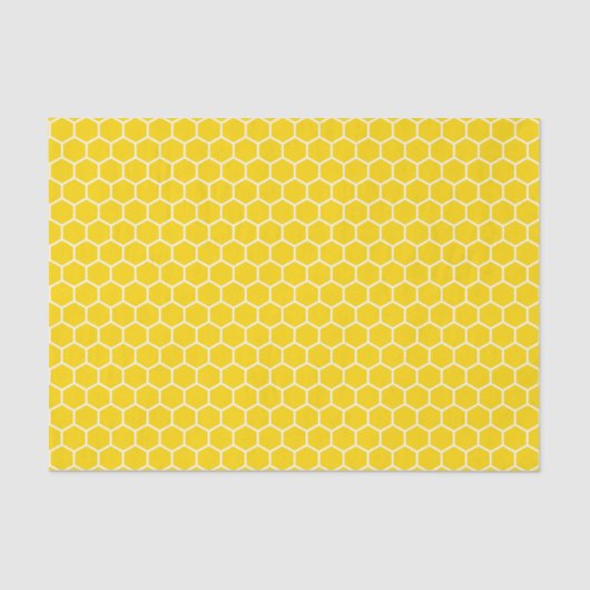 Golden Yellow Honeycomb-weefselpapier Tissuepapier (Voorkant)