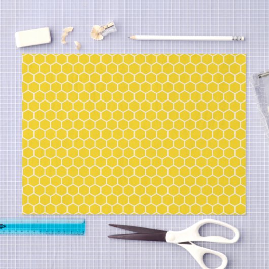 Golden Yellow Honeycomb-weefselpapier Tissuepapier (Craft)