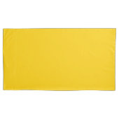 Golden Yellow King Sized Single Pillowcase Kussensloop (Voorkant)
