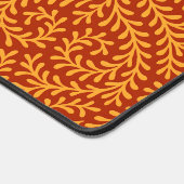Golden Yellow Leafy Vine Pattern  Bureaumat (Hoek)