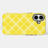Golden Yellow Moroccan Damask Case-Mate iPhone Case (Achterkant (horizontaal))