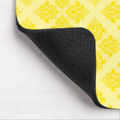 Golden Yellow Moroccan Damask Muismat (Hoek)