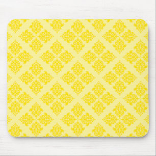 Golden Yellow Moroccan Damask Muismat