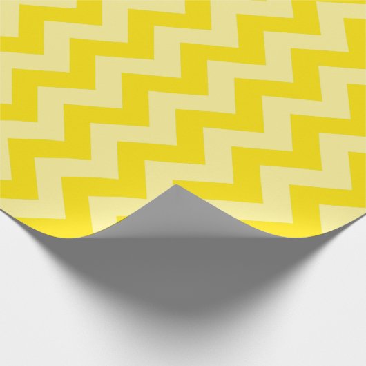 Golden Yellow Moroccan Moods Chevrons Cadeaupapier (Hoek)