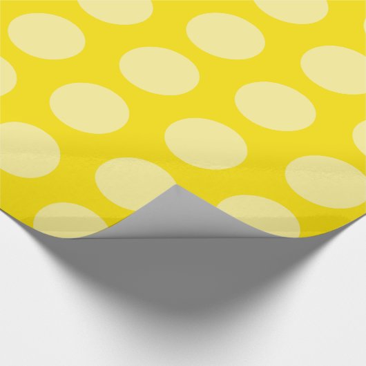 Golden Yellow Moroccan Moods Stippen Cadeaupapier (Hoek)