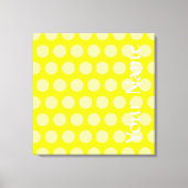 Golden Yellow Moroccan Moods Stippen Canvas Afdruk (Voorkant)