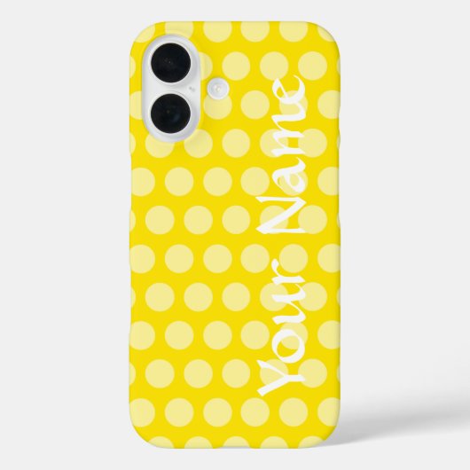 Golden Yellow Moroccan Moods Stippen Case-Mate iPhone Case (Achterkant)