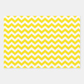 Golden Yellow Safari Chevron met Pop Art Giraffe Inpakpapier Vel (Voorkant 2)