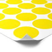 Golden Yellow Safari Dot Poster (Hoek)