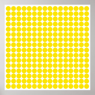 Golden Yellow Safari Poster