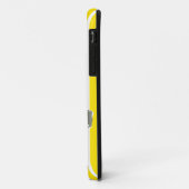 Golden Yellow Safari Stripe met luipaard Case-Mate iPhone Case (Achterkant/links)