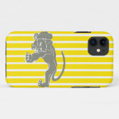Golden Yellow Safari Stripe met luipaard Case-Mate iPhone Case (Achterkant (horizontaal))