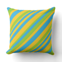 Golden Yellow, Sky Blue, groene diagonale strepen