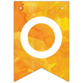 Golden Yellow Waterverf gefeliciteerd Vlaggetjes (Tweede vlag)