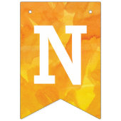 Golden Yellow Waterverf gefeliciteerd Vlaggetjes (Derde vlag)